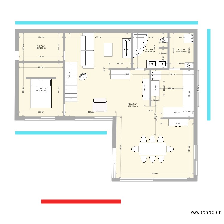 Maouris dimensions actuelles bis. Plan de 0 pièce et 0 m2