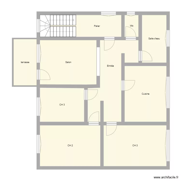 Croquis WALK . Plan de 