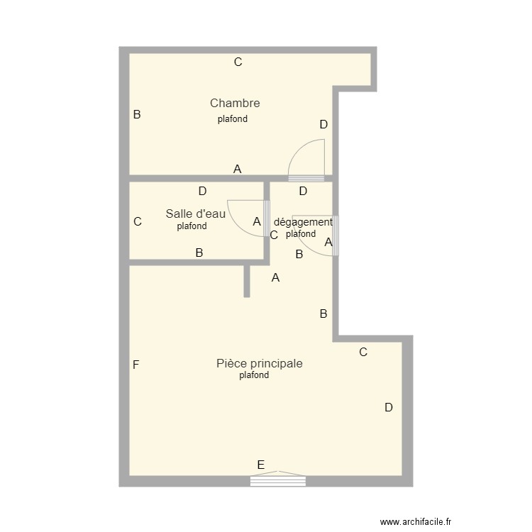 16  appartement 1er étage. Plan de 0 pièce et 0 m2