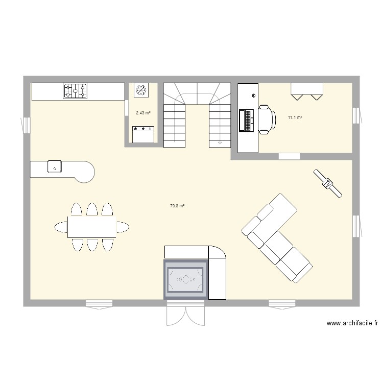 maison. Plan de 0 pièce et 0 m2