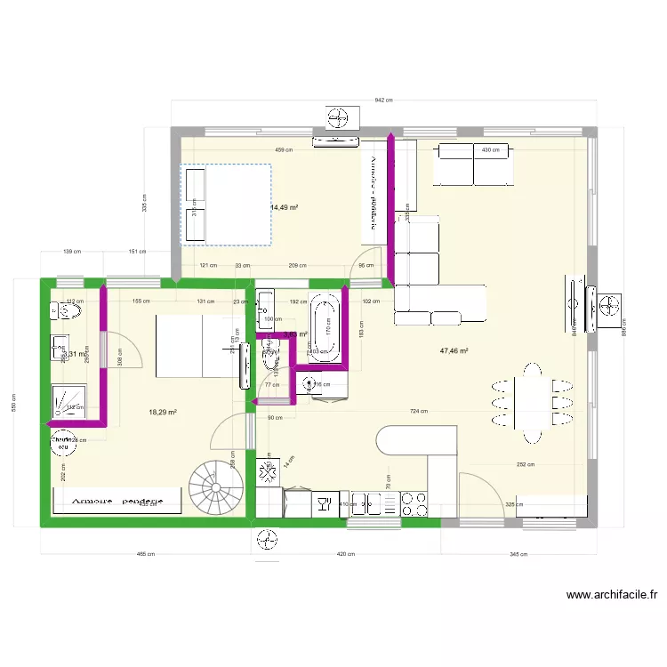 DEVOIS LOT B OK. Plan de DEVOIS LOT B OK. Plan de