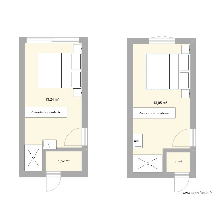Plan Suite Parentale 30m2