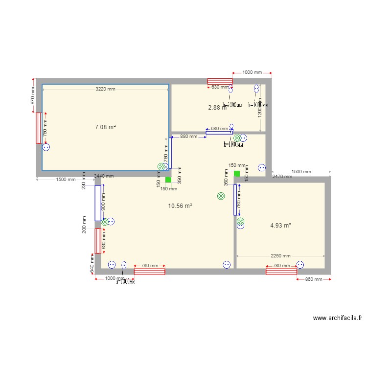 30 7 Ilinki electric IZMENENIY. Plan de 0 pièce et 0 m2