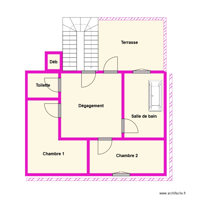 sci le las 4eme. Plan de 0 pièce et 0 m2