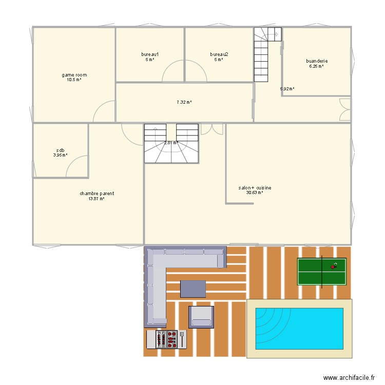 maison louis 1. Plan de 0 pièce et 0 m2