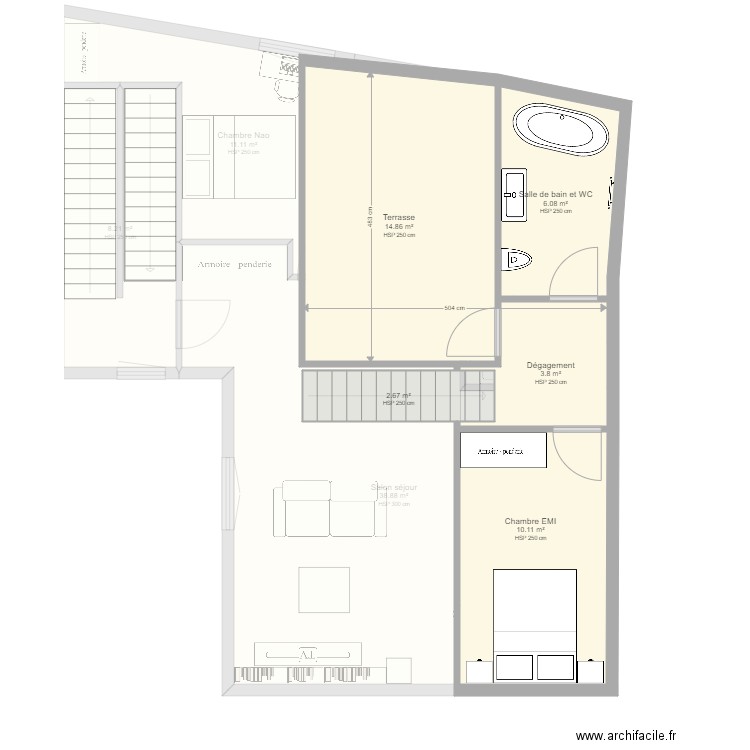 Maison EMI DRAPIER . Plan de 0 pièce et 0 m2