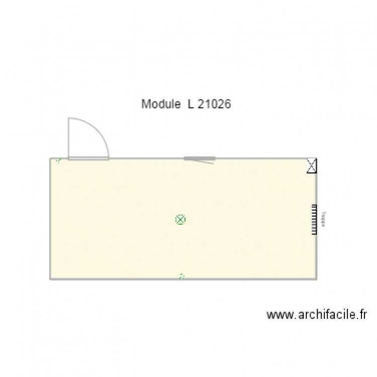 Module L21026. Plan de 0 pièce et 0 m2