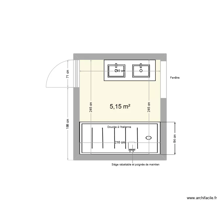 BOYER Claude existant. Plan de 