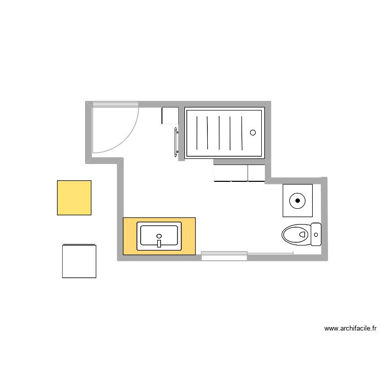 Salle de bain 2. Plan de 0 pièce et 0 m2