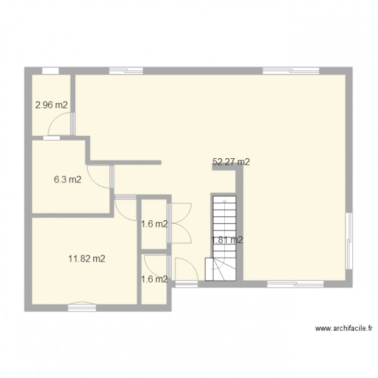 plan maison 78m2