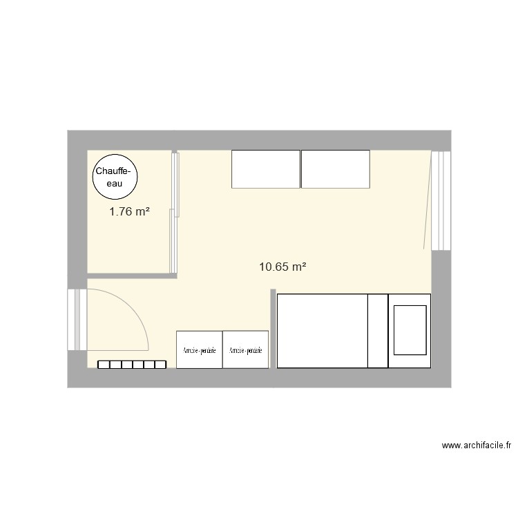 Annick chambre filles. Plan de 0 pièce et 0 m2