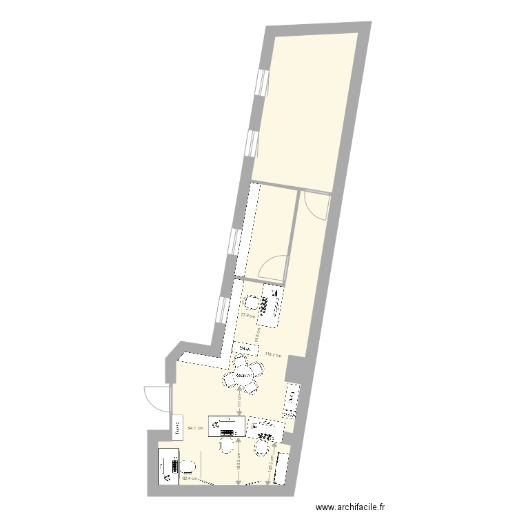 Bureau Sécurité Hypothèse 05. Plan de 0 pièce et 0 m2