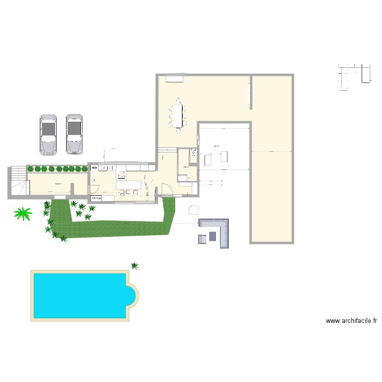 Le brusc entré devant. Plan de 0 pièce et 0 m2