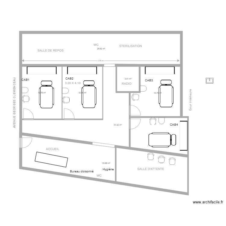 NPMAIRIE V6 JEN. Plan de 7 pièces et 138 m2