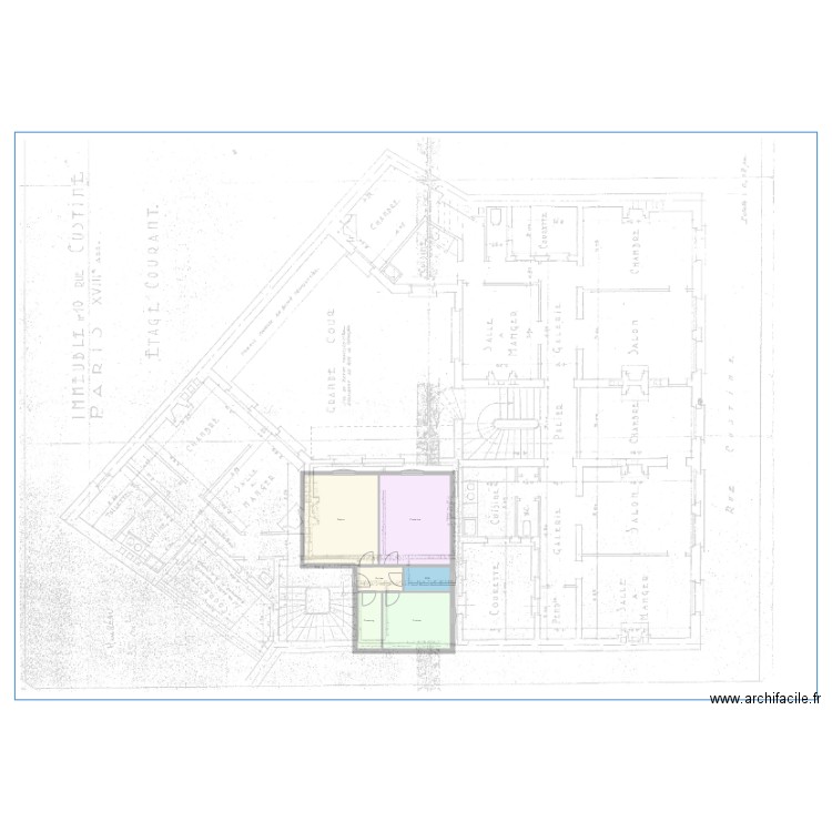 Cusitin Plan actuel. Plan de 0 pièce et 0 m2