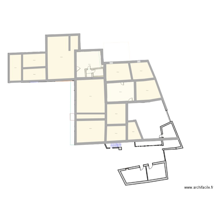 Plan RDC. Plan de 0 pièce et 0 m2