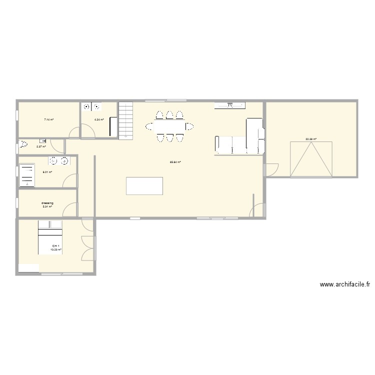 maison. Plan de 0 pièce et 0 m2