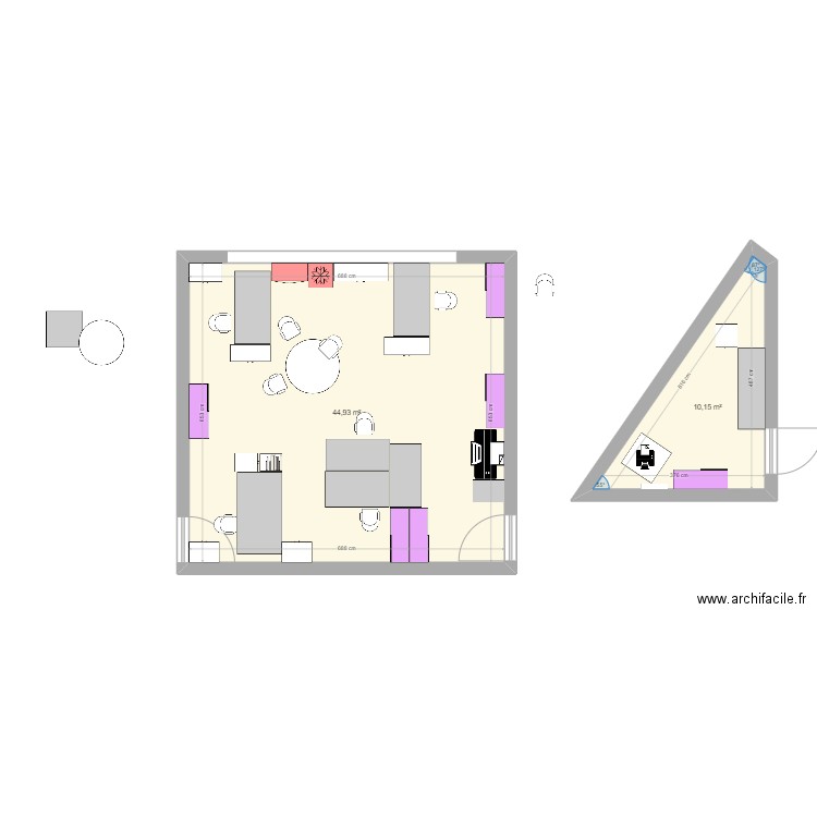 service culture 3. Plan de 0 pièce et 0 m2