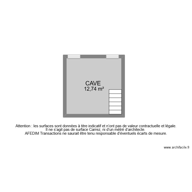 BI 10277 CAVE . Plan de 0 pièce et 0 m2
