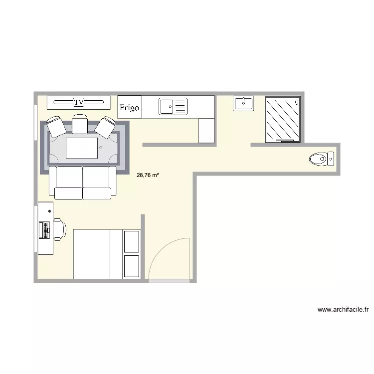 Appartement aménagement. Plan de Appartement aménagement. Plan de
