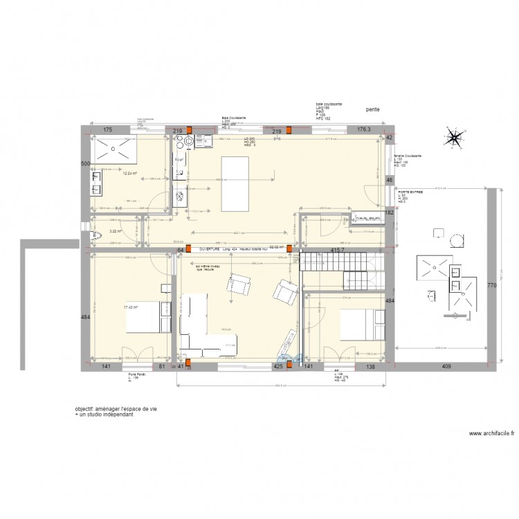 Philippe Ecurie RDC version 27oct. Plan de 0 pièce et 0 m2