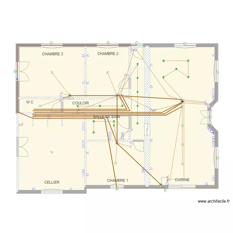 ELECTRICITE ECLAIRAGE. Plan de 