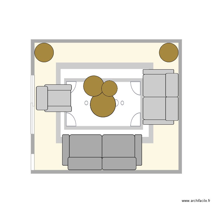 SALON RAYOL NEW2. Plan de 1 pièce et 17 m2