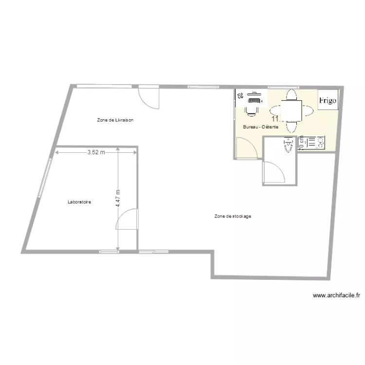 Superette le guerno Plan Projet 1. Plan de 