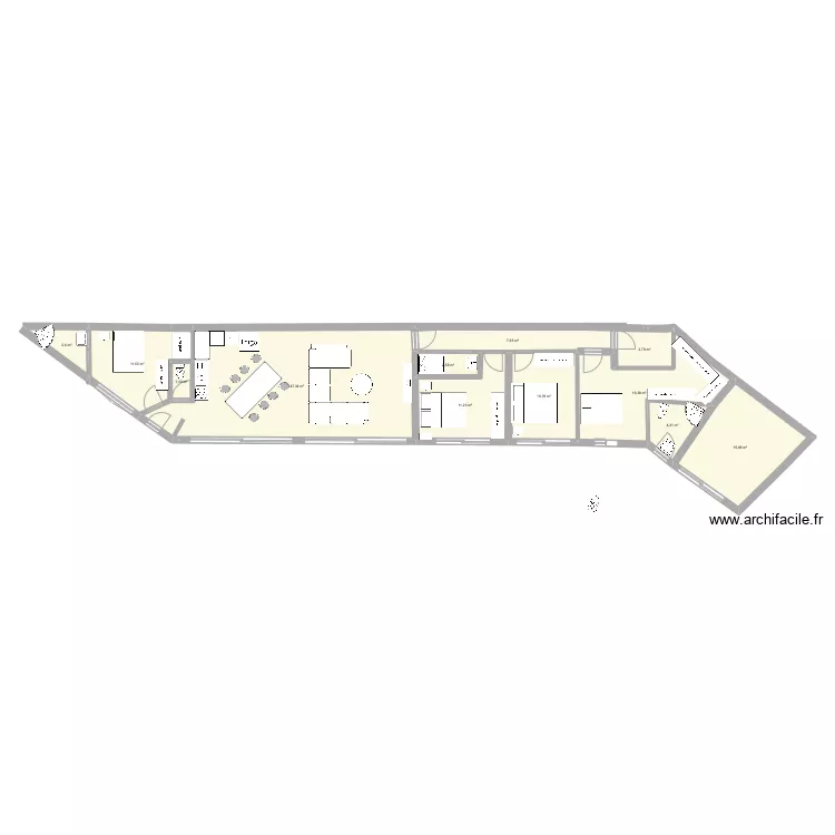  Plan vincent 4 chambres + garage. Plan de 