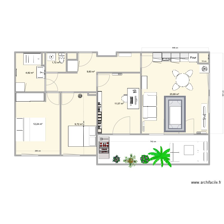 Estuaire 0. Plan de 0 pièce et 0 m2
