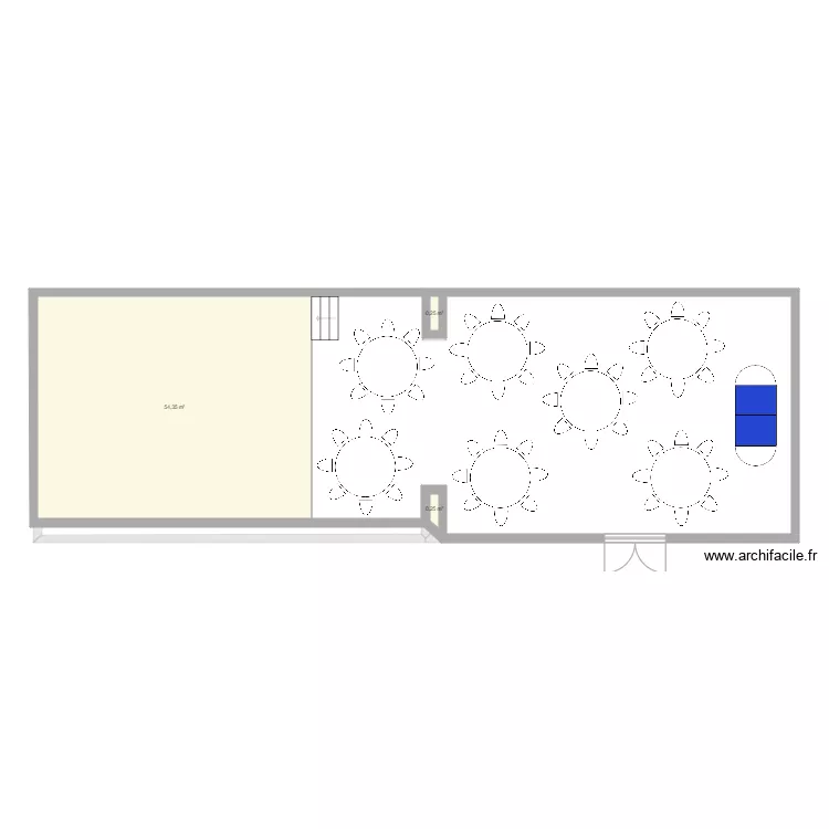 Chateau de Grotteaux V1. Plan de 