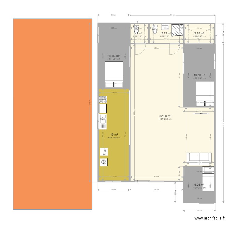 maison conener 2. Plan de 0 pièce et 0 m2