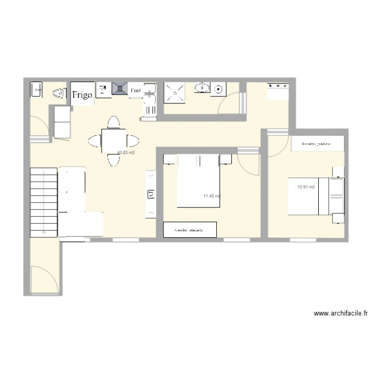 apparte 2c1. Plan de 0 pièce et 0 m2