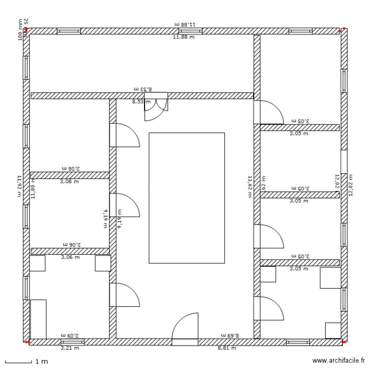 zaer. Plan de 0 pièce et 0 m2