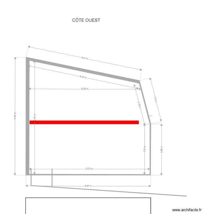 Côté Ouest. Plan de Côté Ouest. Plan de