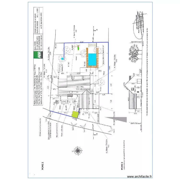 Ext&eacute;rieur. Plan de 