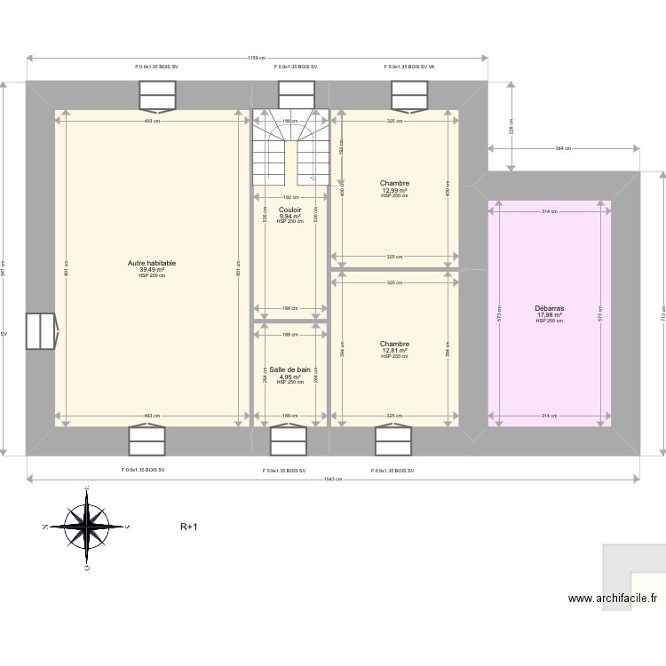 Dolphin. Plan de 21 pièces et 356 m2