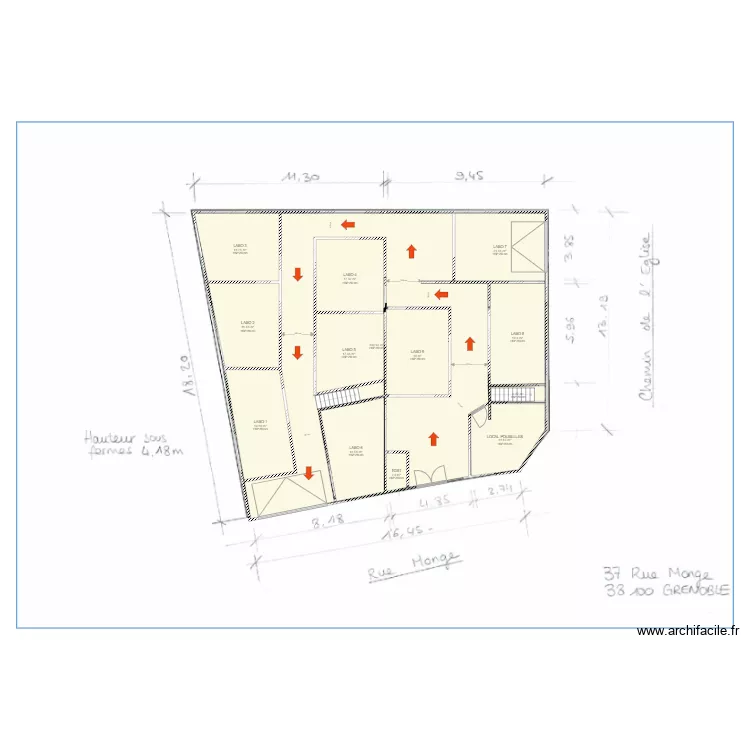 GRENOBLE PROJET 1. Plan de 