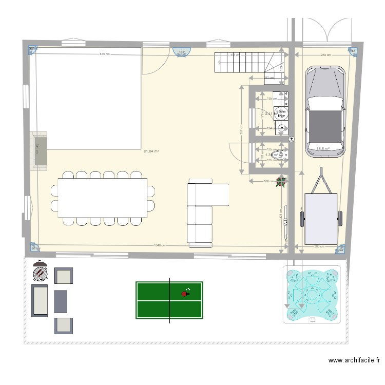 BAPTISTE. Plan de 0 pièce et 0 m2