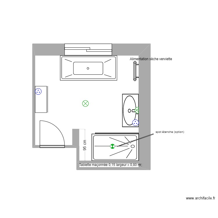 SDB 2 Mittainville Exécution 2. Plan de 0 pièce et 0 m2