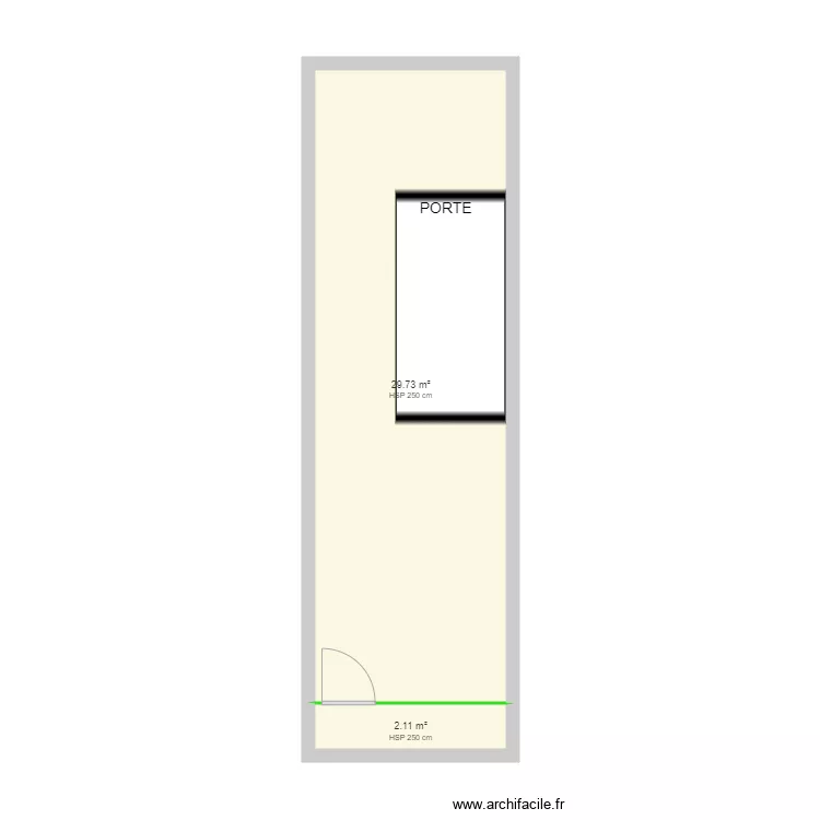 ABRI JARDIN LEROY SKYLIGHT. Plan de 