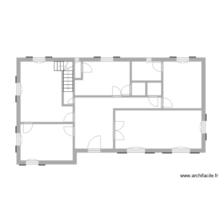 180 roos rdc. Plan de 