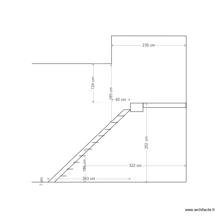 Escalier Mezzanine Entrée Départ 175. Plan de Escalier Mezzanine Entrée Départ 175. Plan de