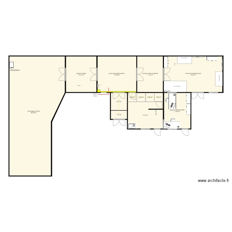 cabine 1402. Plan de 0 pièce et 0 m2