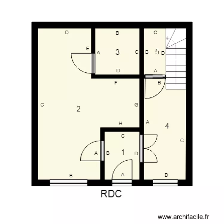 184624 JACQUINOT Plomb. Plan de 