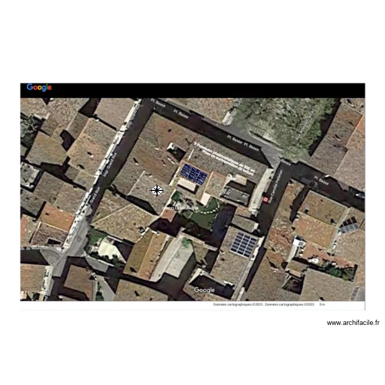 Vue Marboeuf DP4. Plan de 