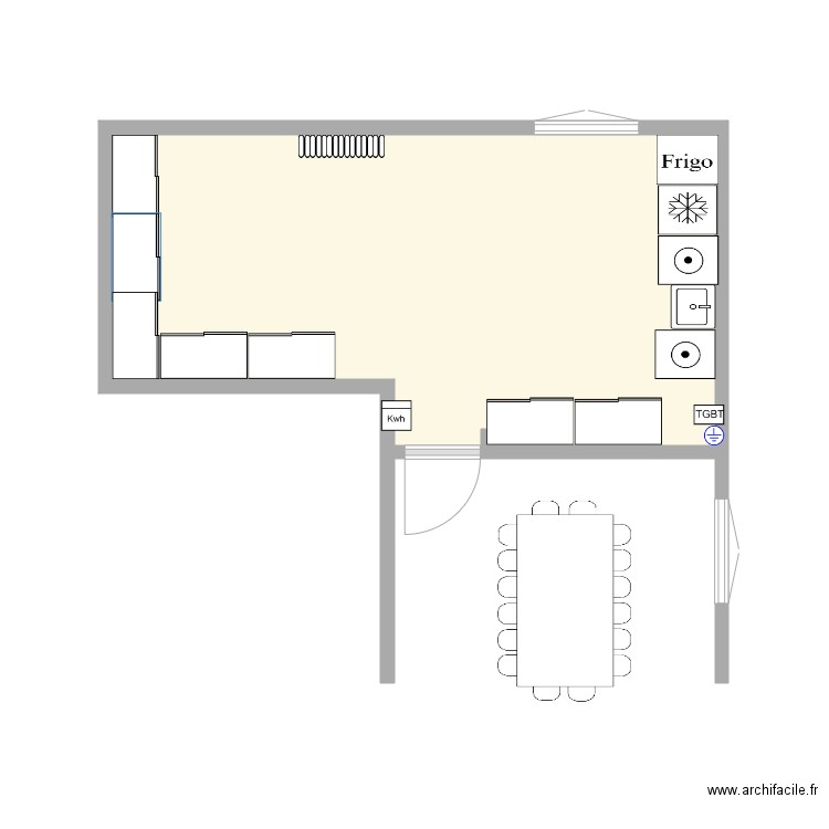 CUISINE MODIFIE. Plan de 0 pièce et 0 m2