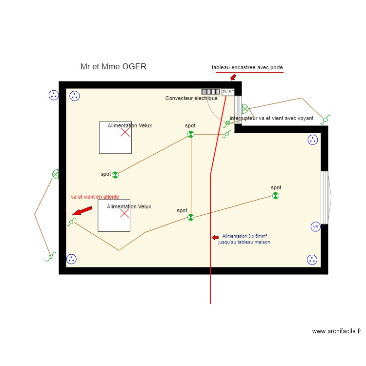 OGER. Plan de 0 pièce et 0 m2