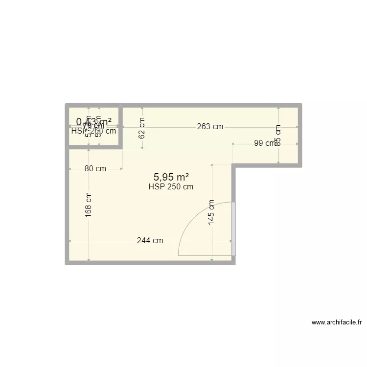 Salle d'eau 2. Plan de 