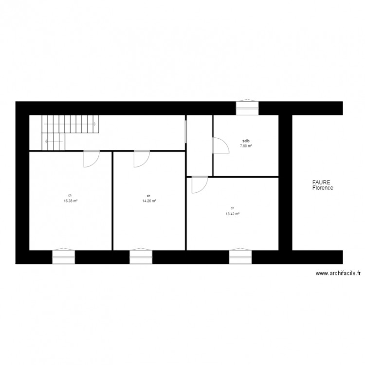 plan FAURE Hervé LERIGNEUX. Plan de 0 pièce et 0 m2